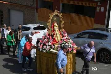 La Candelaria callejea por Tara en su día grande de sus fiestas en Telde/FJS Fotografía.